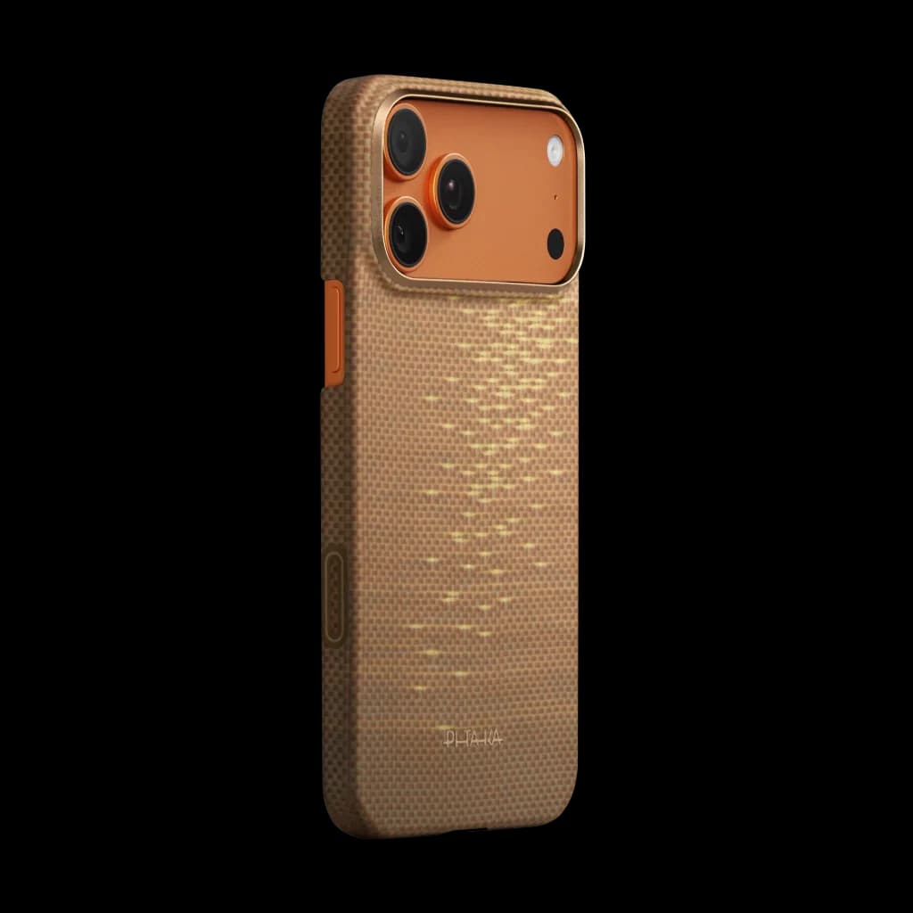 iPhone 17 Pro uchun Edge Case — Golden Glint (PitaTap™)