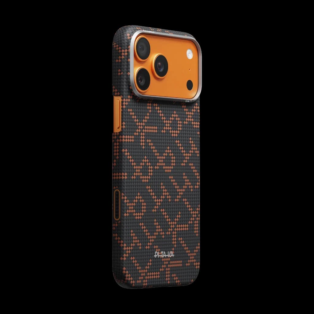 iPhone 17 Pro Max - Orange Black (PitaTap™)