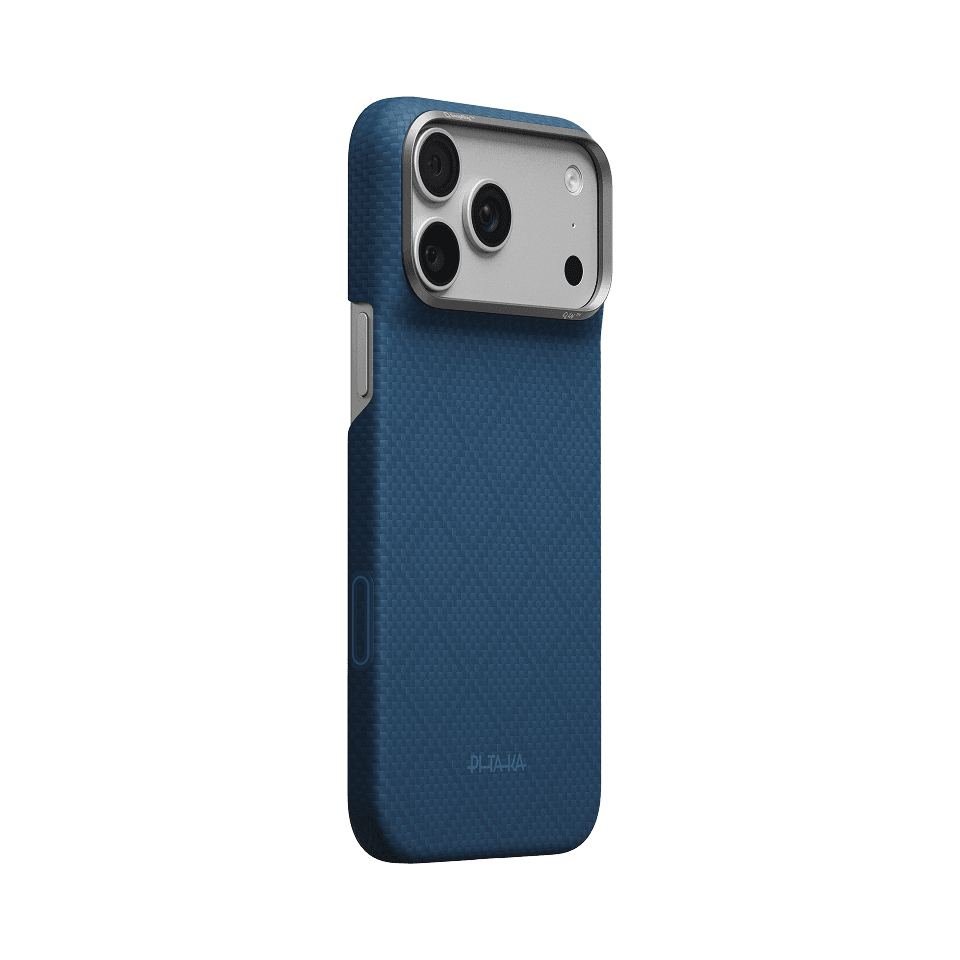 iPhone 18 Pro/Pro Max uchun Edge Case — Argyle · Midnight Blue