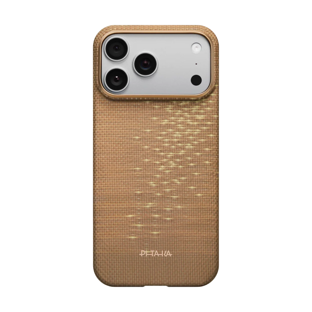 Pitaka Edge Golden Glint Case for iPhone 17 Pro Max – Smart World