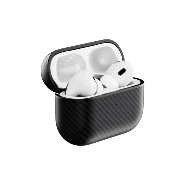 Чехол Smartworld для AirPods Pro и Pro 2 из карбона, обеспечивающий стильную защиту и современный дизайн.