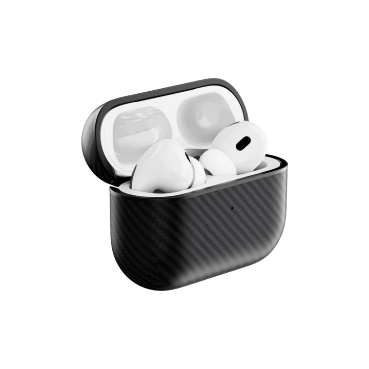 Чехол Smartworld для AirPods Pro и Pro 2 из карбона, обеспечивающий стильную защиту и современный дизайн.