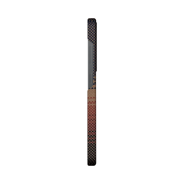 Боковая сторона чехла Galaxy S24 Plus Sunset от Smartworld с узором в стиле заката