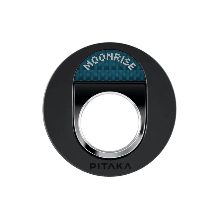 Аксессуар MagEZ Grip 2 от Smartworld с акцентом "Moonrise" и металлическим кольцом для улучшенного хвата смартфона.