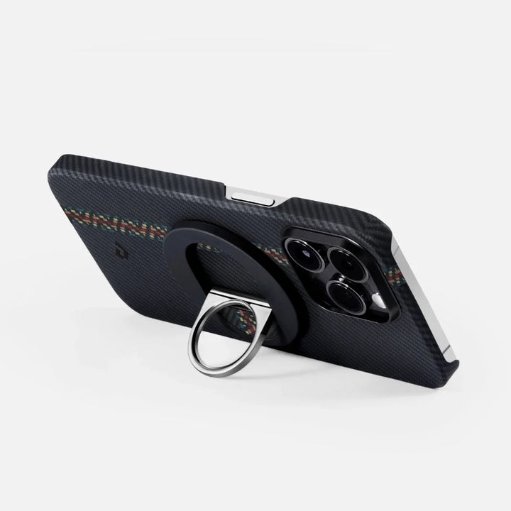 Аксессуар MagEZ Grip 2 от Smartworld с многоцветным акцентом, используемый как подставка для смартфона, для удобного просмотра контента.