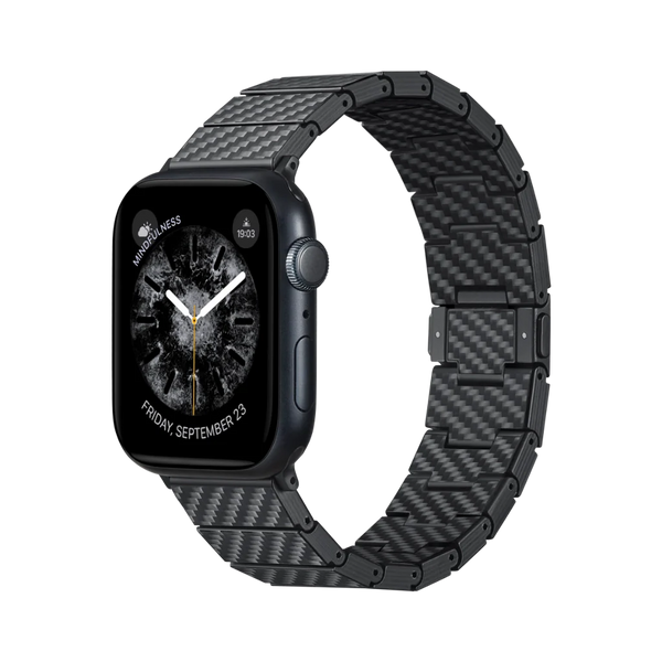 PITAKA Carbon Fiber Apple Watch qo'l soatlari uchun karbon tolali tasma 